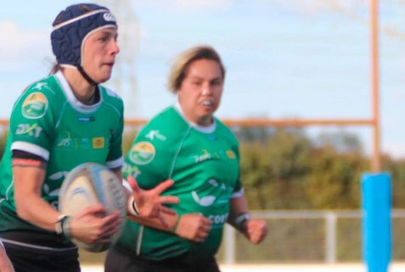 Tahlia Brody avanza con el oval en un partido de la pasada temporada.