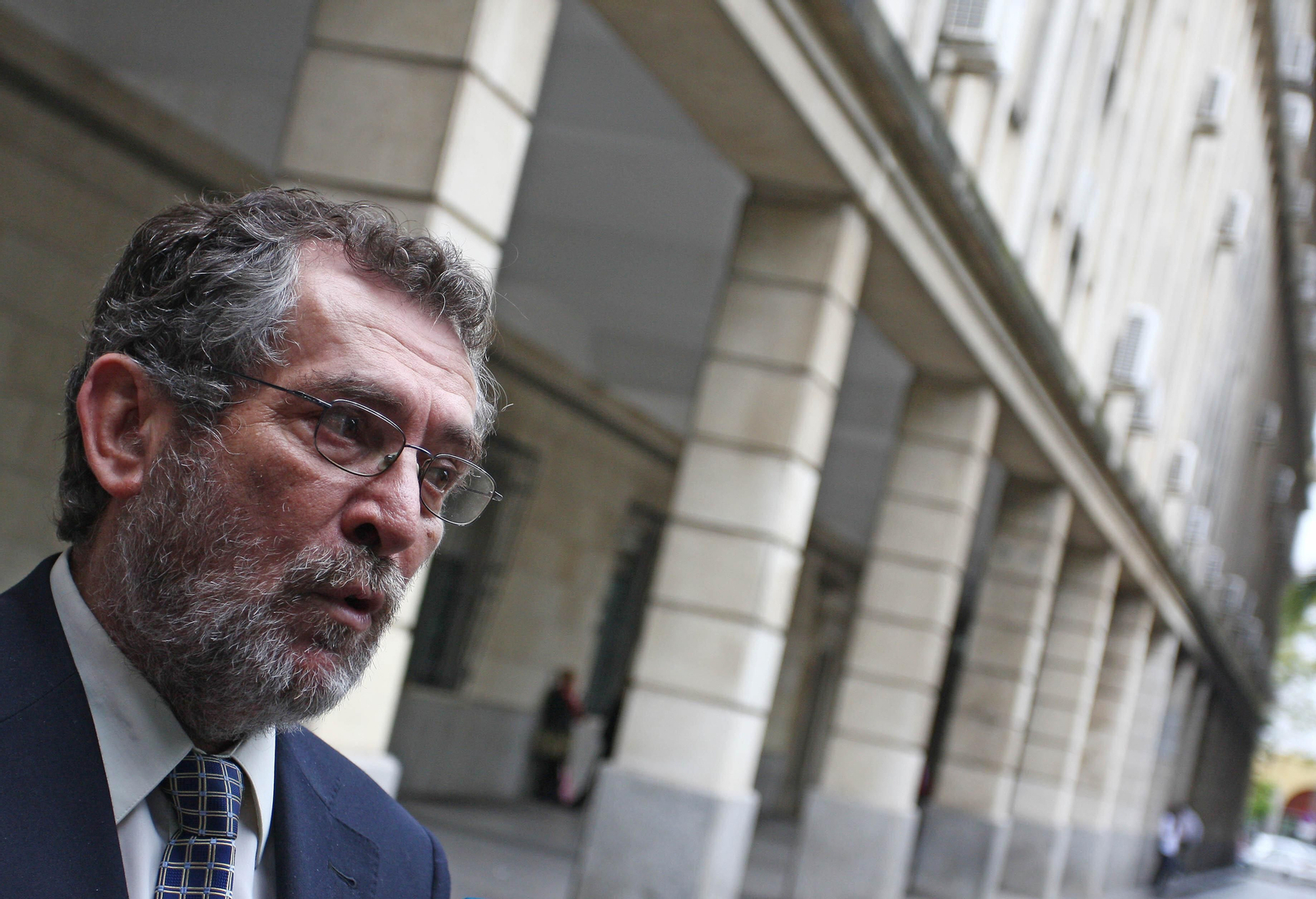 El ex delegado de Empleo en Sevilla Antonio Rivas, en los juzgados.