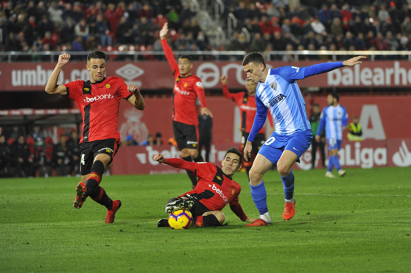 El Mallorca perdió por última vez en Son Moix en la jornada 17 ante el Málaga