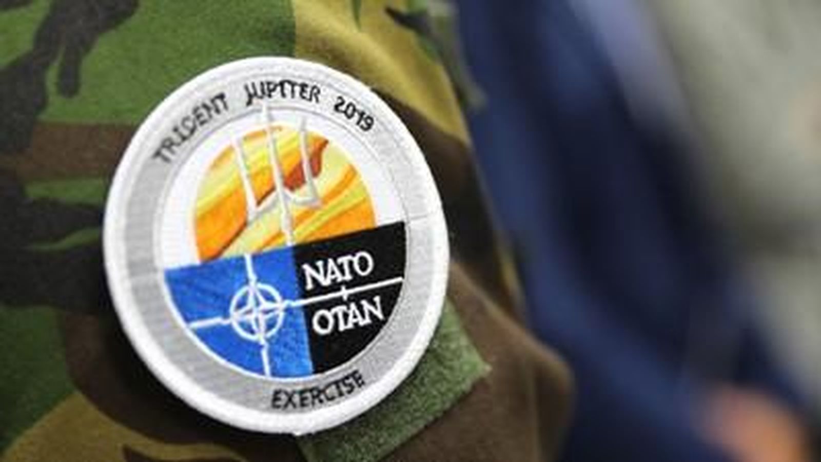 El escudo del ejercicio Trident Jupiter.