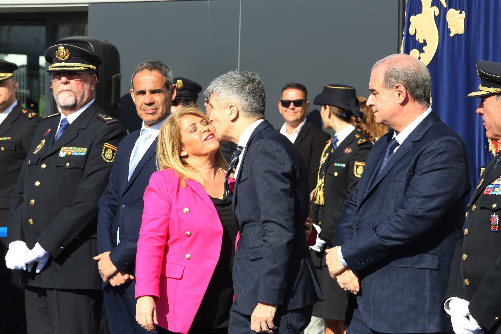 Inaguración de la nueva comisaría por el ministro del Interior Grande- Marlaska