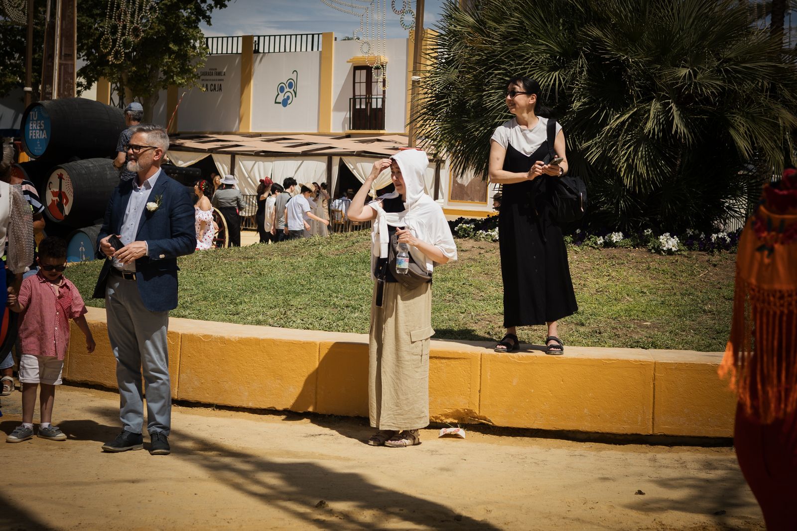 Calor y ambiente en el último día de la Feria de Jerez