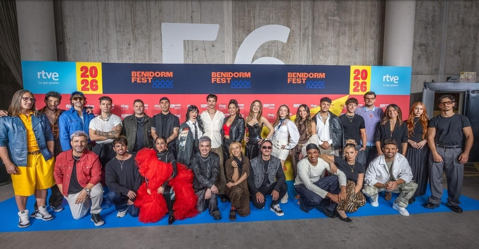 Los participantes del Benidorm Fest 2026