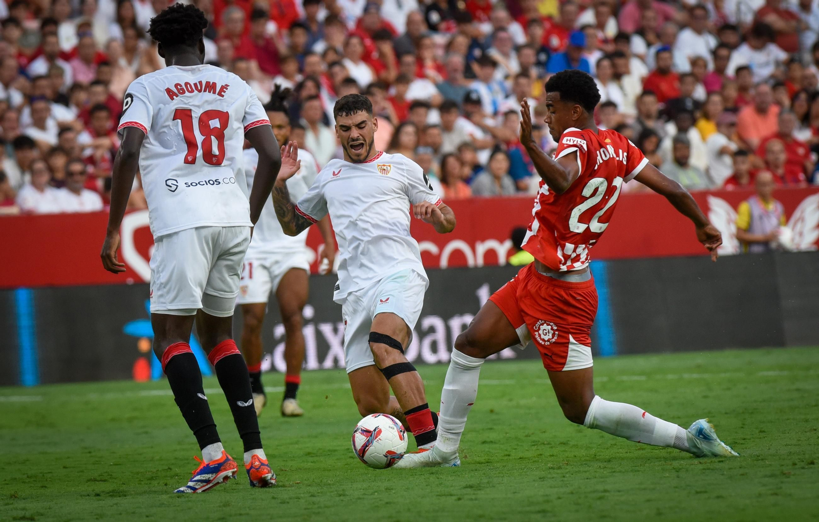 Las imágenes del Sevilla FC - Girona FC