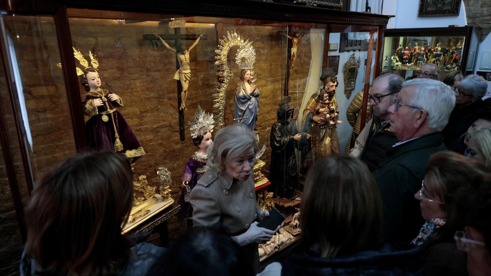 Una de las visitas al Museo del Santo Ángel en los días de cuaresma.