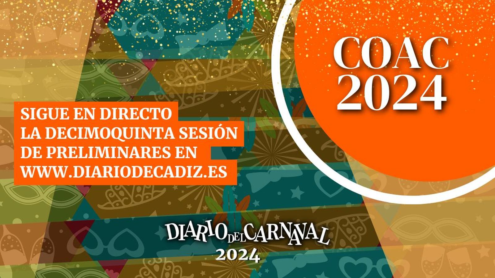 La decimoquinta sesión de preliminares del COAC 2024, en directo