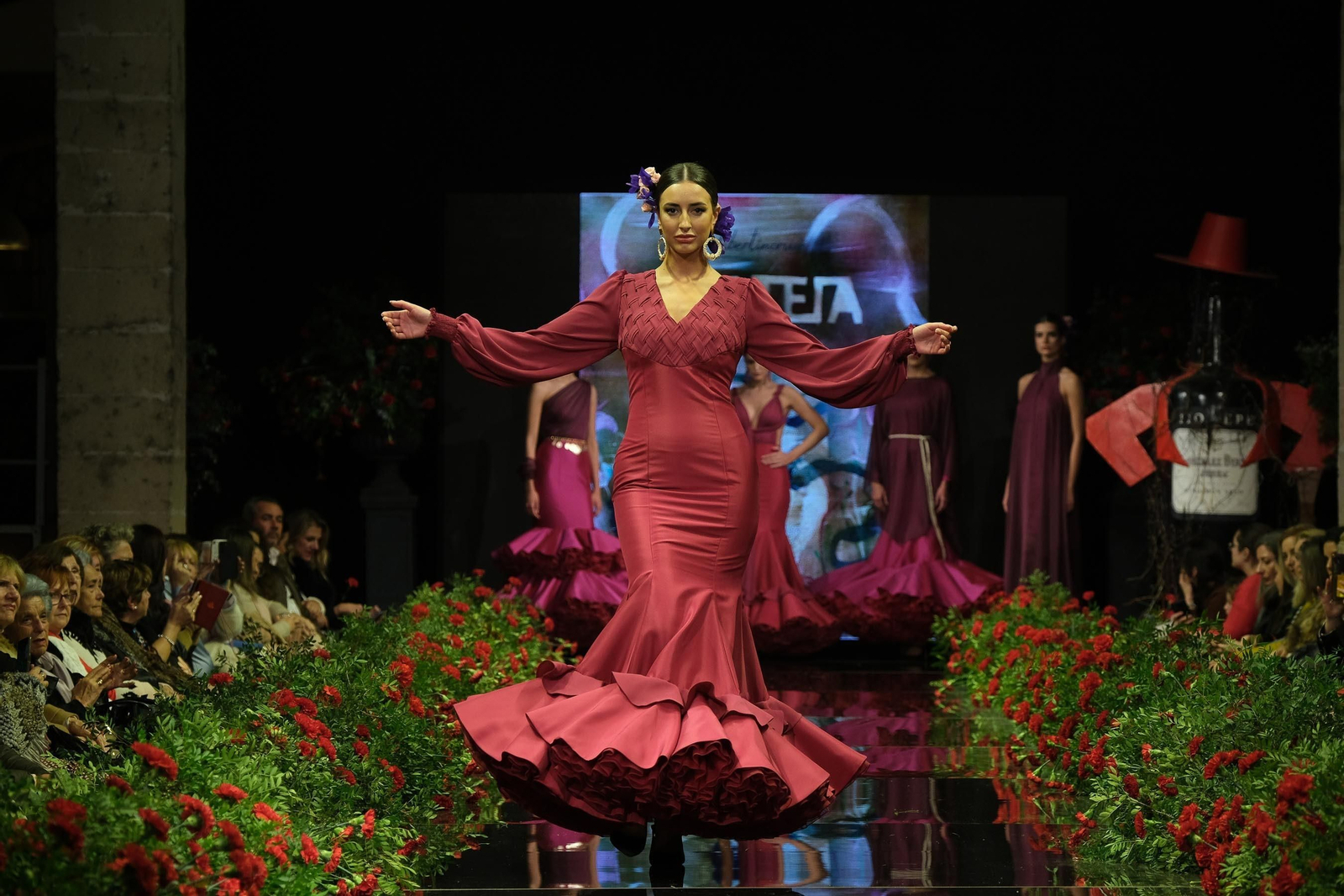 Desfile de Alejandro Andana en la Pasarela Flamenca Jerez Tío Pepe 2023