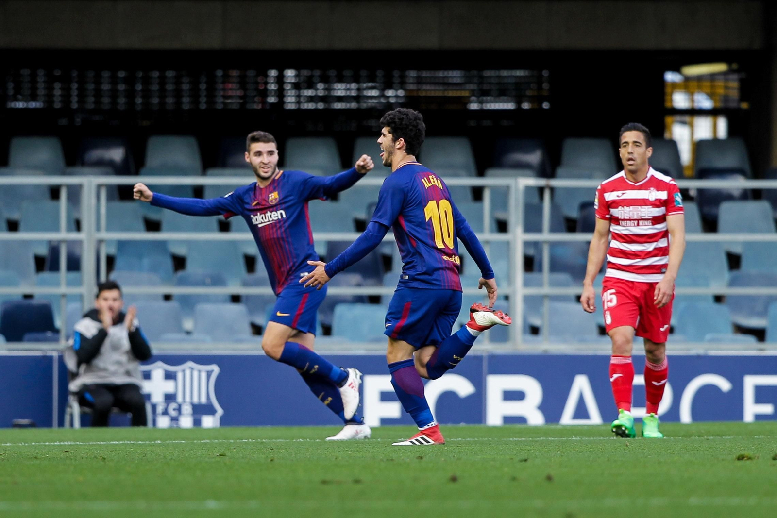 Las imágenes del Barcelona B-Granada
