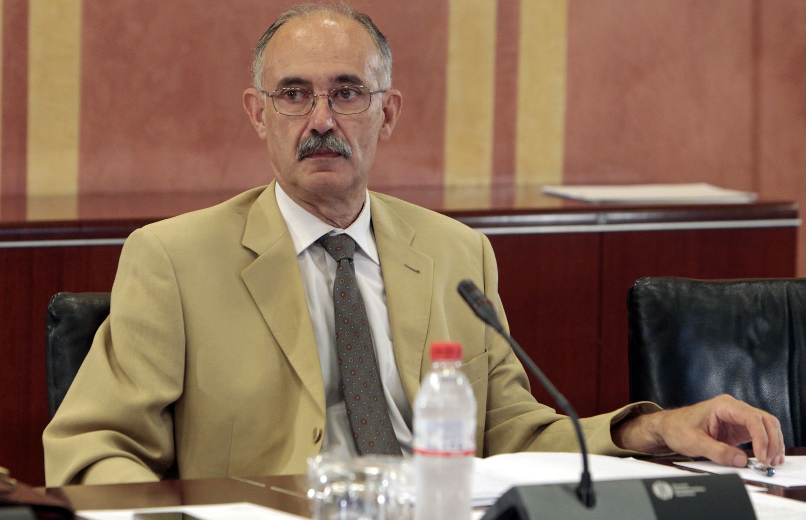 El ex viceconsejero Justo Mañas, en la comisión parlamentaria de los ERE.