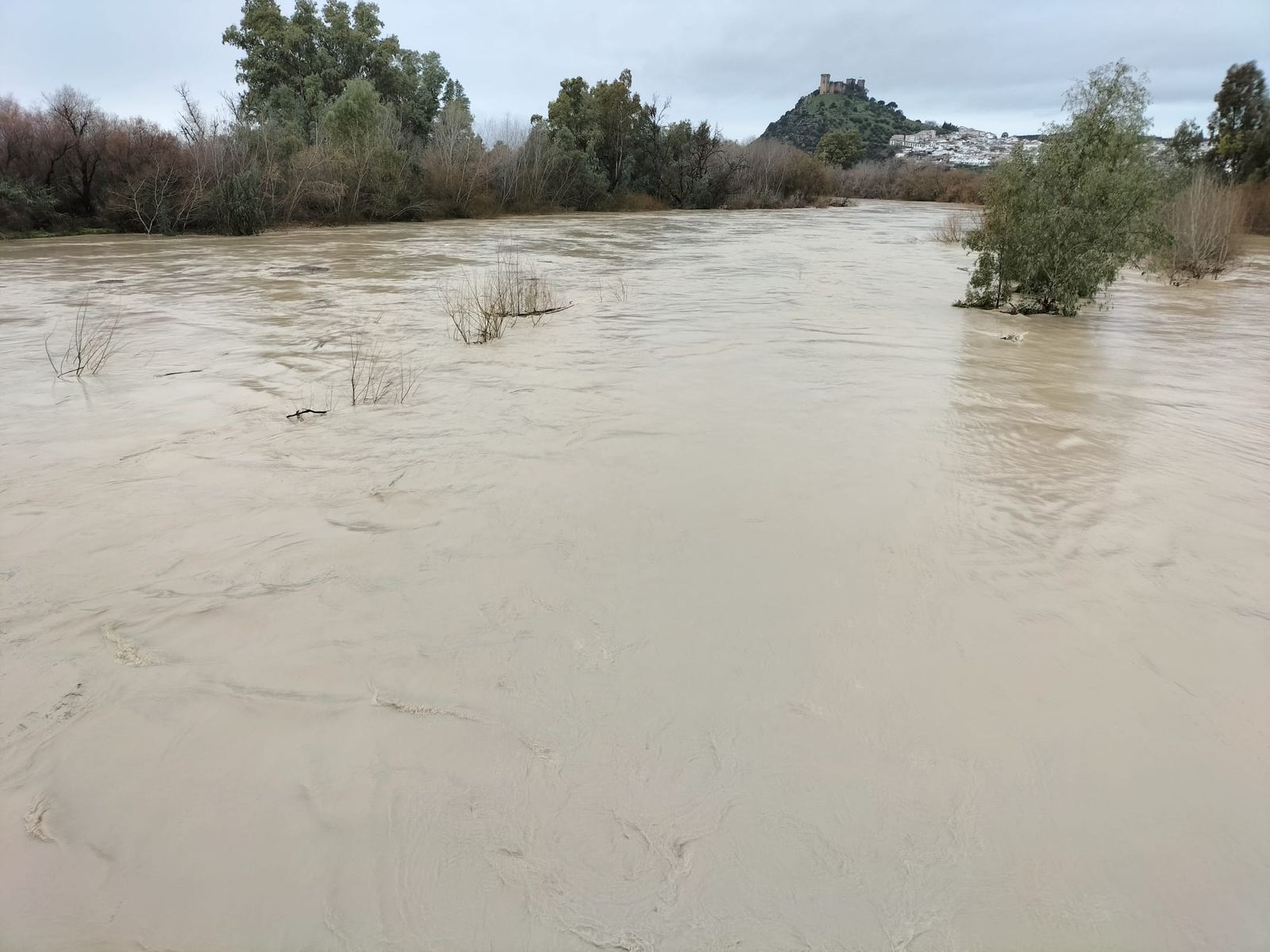 El Guadalquivir a su paso por Almodóvar del Río.