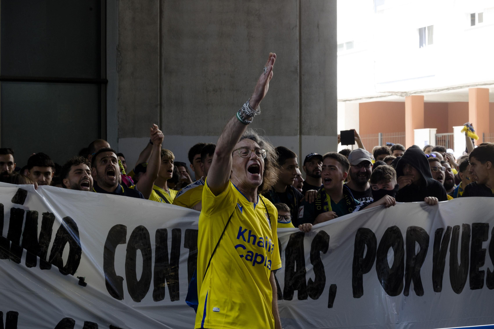Las imágenes del partido entre el Cádiz C.F y el Getafe