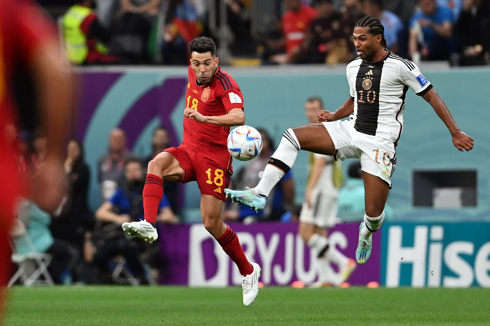 Las fotos del España-Alemania del Mundial de Qatar