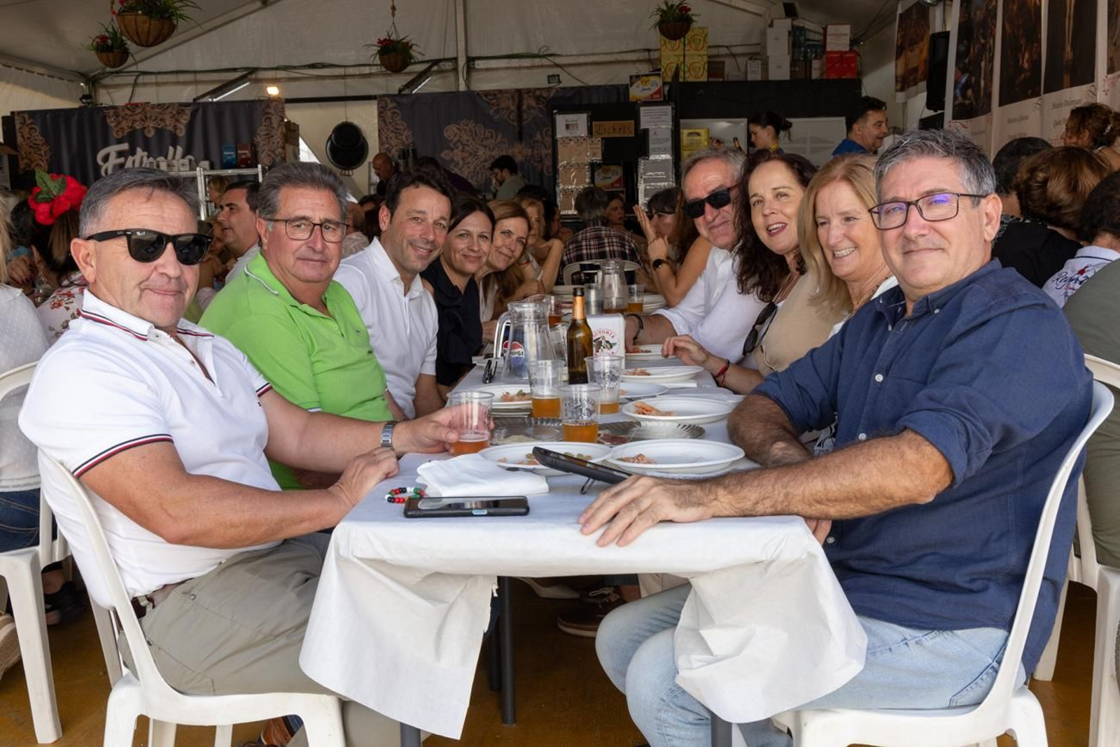 Las comidas de empresa se suceden en la Feria de San Lucas