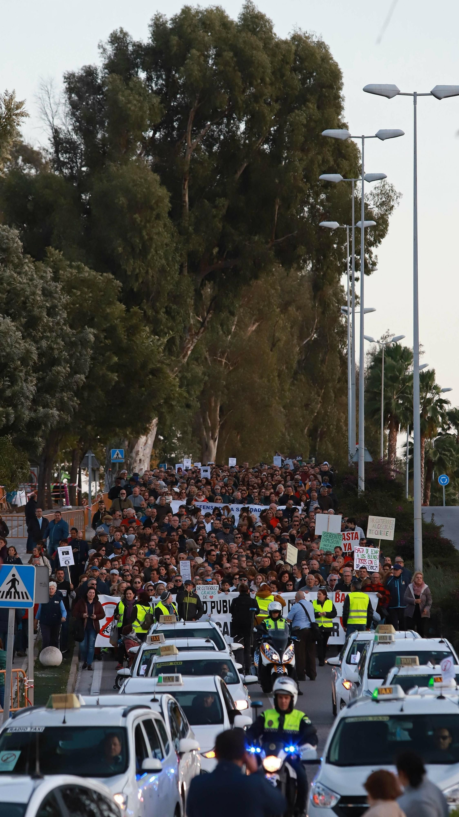 Las mejores fotos de la manifestación por la sanidad en Algeciras