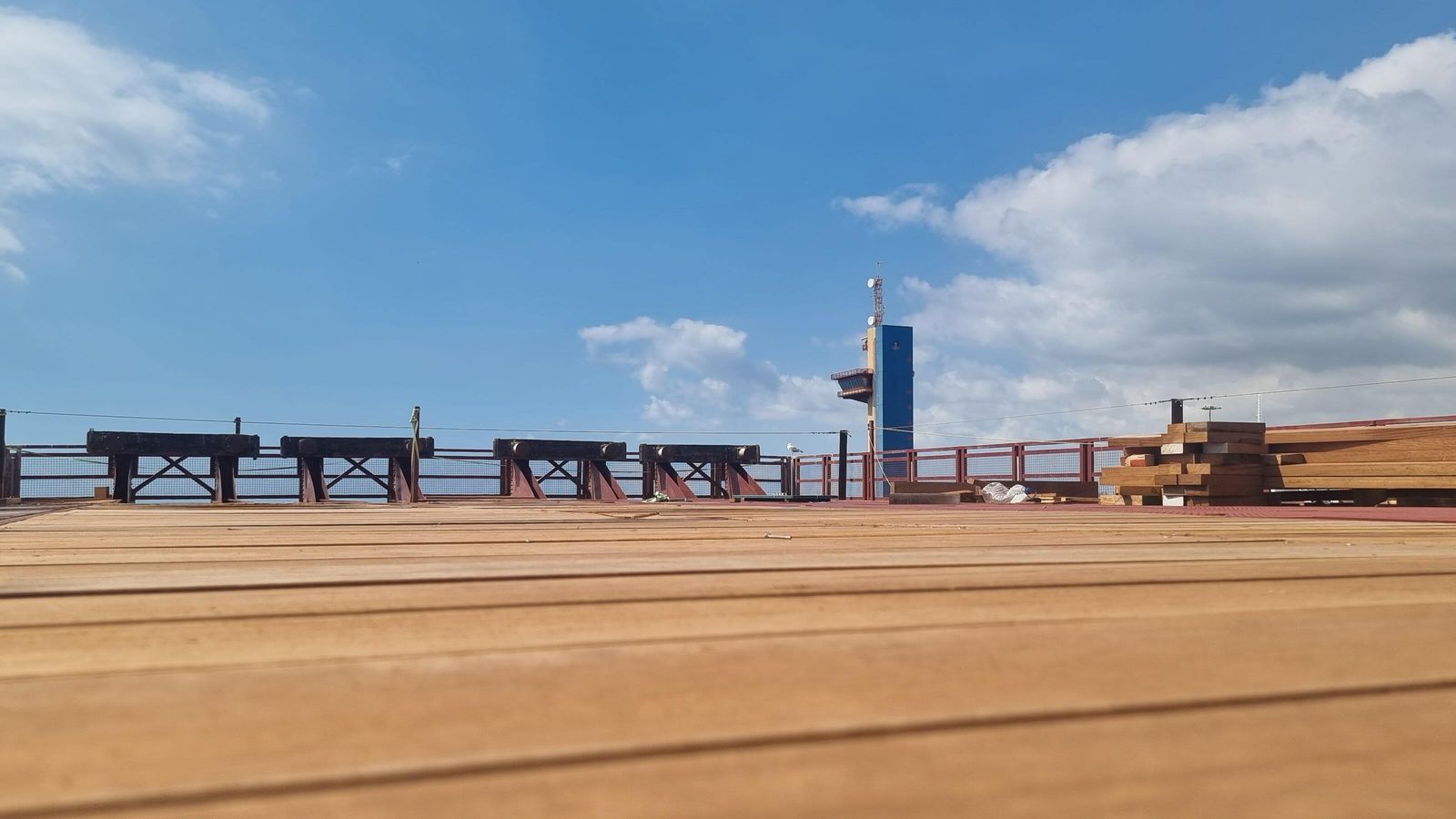 Pavimentación del muelle de carga del Cargadero