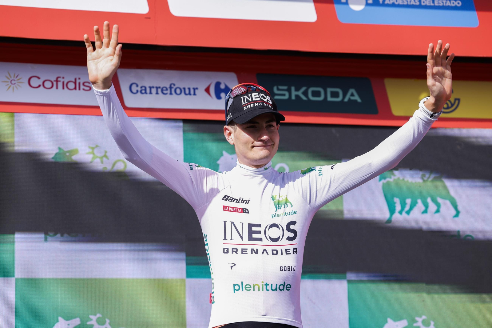 El sexitano sigue siendo el mejor ciclista joven de La Vuelta