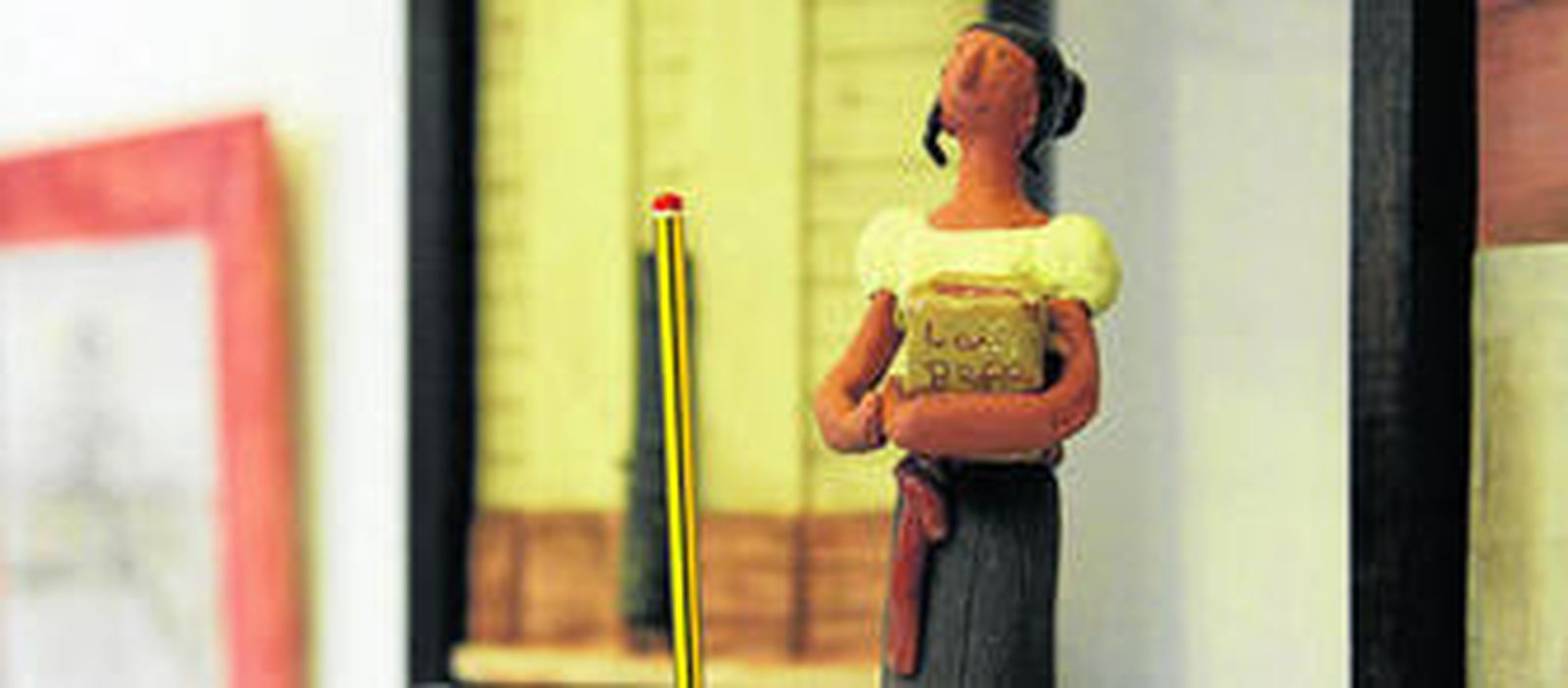 Detalle de una de las obras de Lourdes Tocino Gómez.