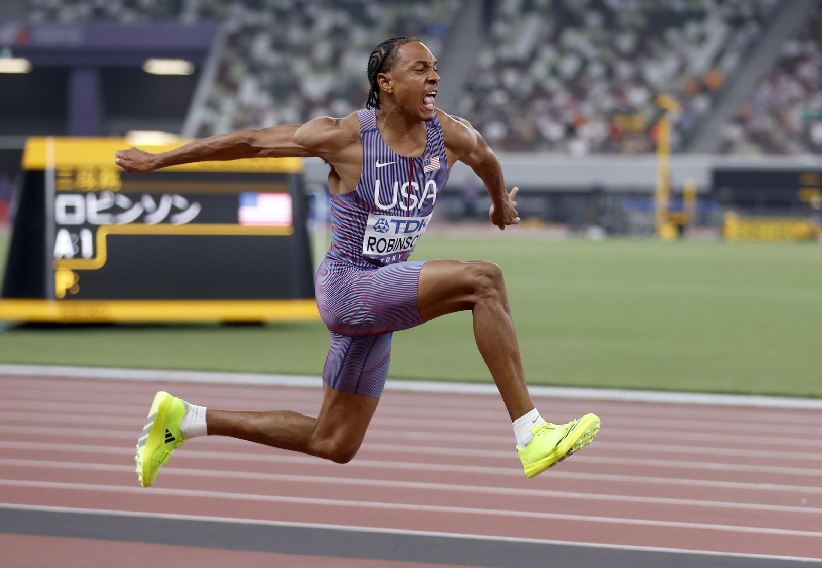 Las fotos de la lesión de Jordan Díaz y del resto de la jornada del Mundial de atletismo