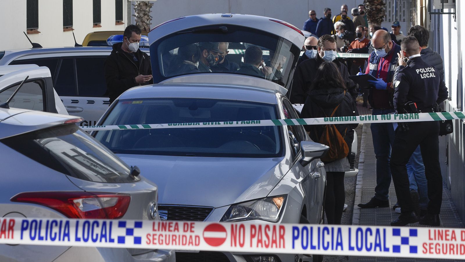 La escena del crimen.