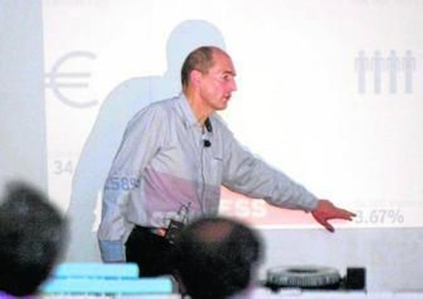 Foto de archivo de hace una década, en la presentación del Palacio del Sur por parte de su autor, Rem Koolhaas.