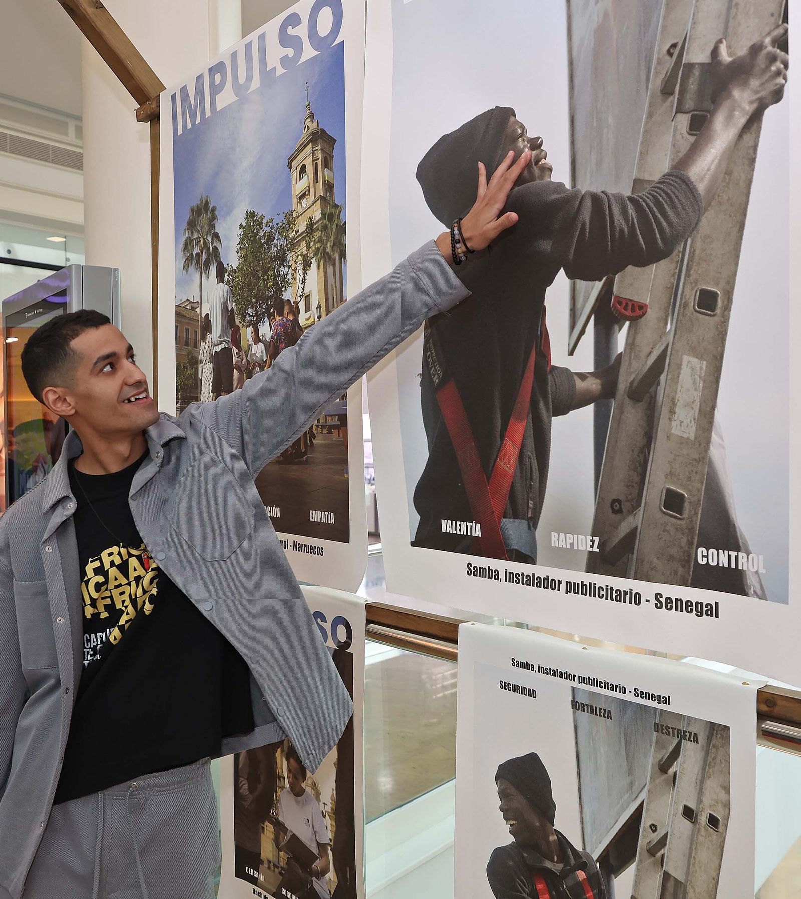 La inauguración de la exposición 'Impuso' de Ghali Naoufal, en imágenes