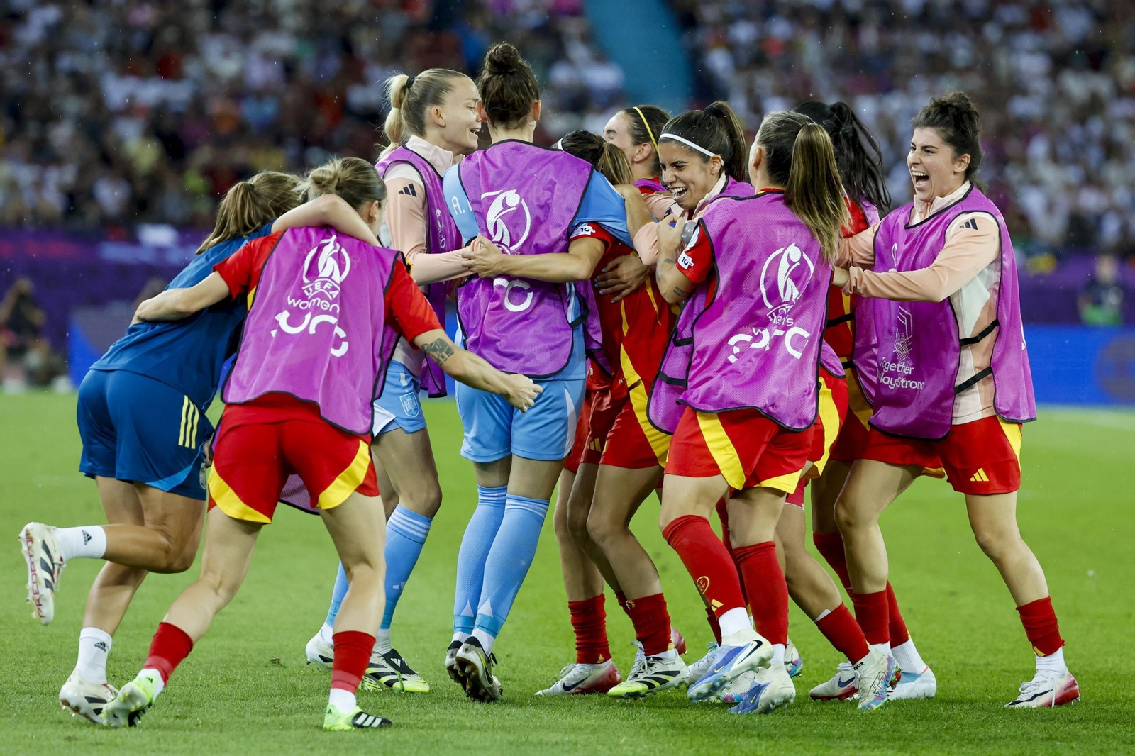 Las mejores imágenes del pase a la final de España ante Alemania en la Eurocopa femenina