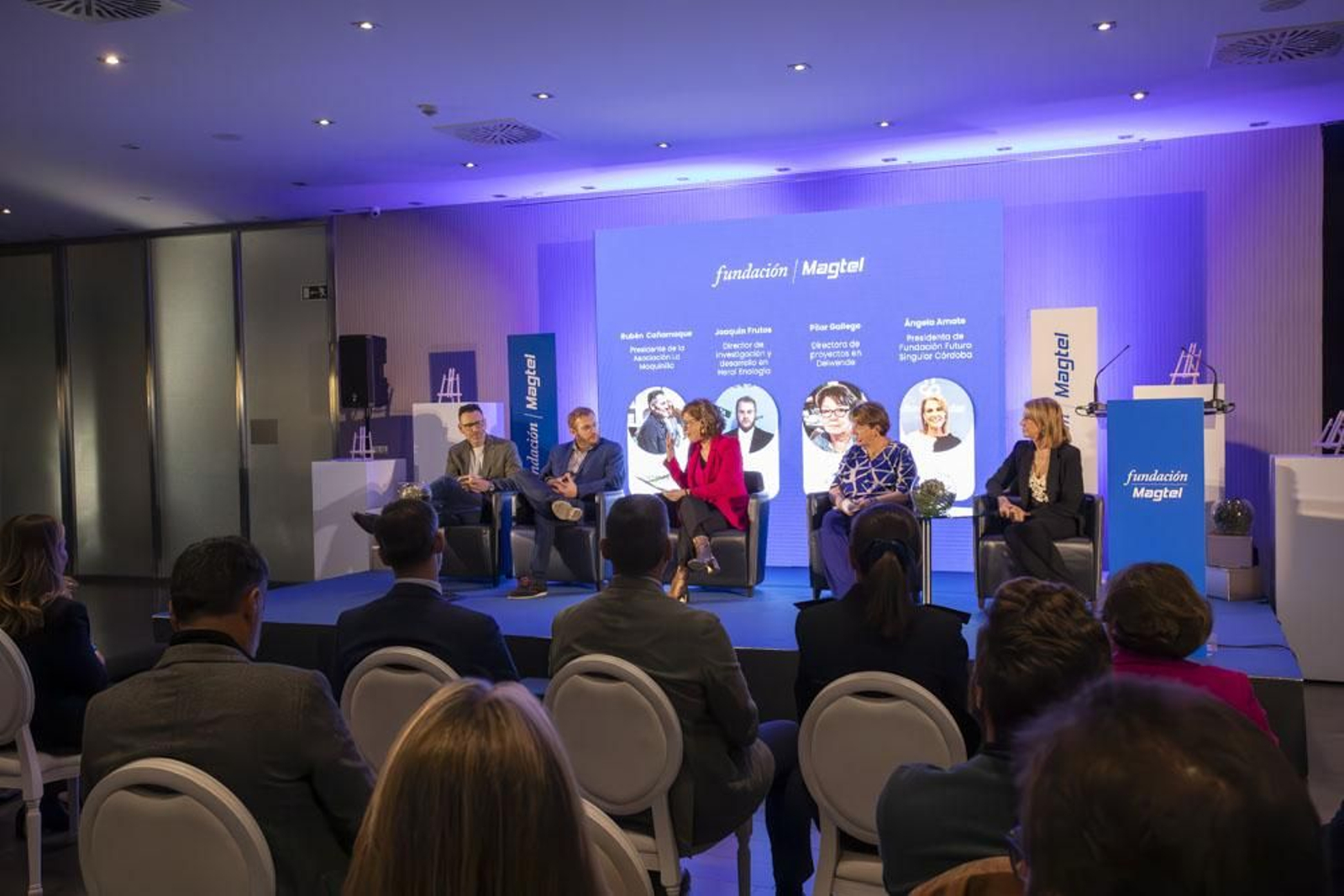 En la imagen, un momento de la pasada edición de los premios de Fundación Magtel.
