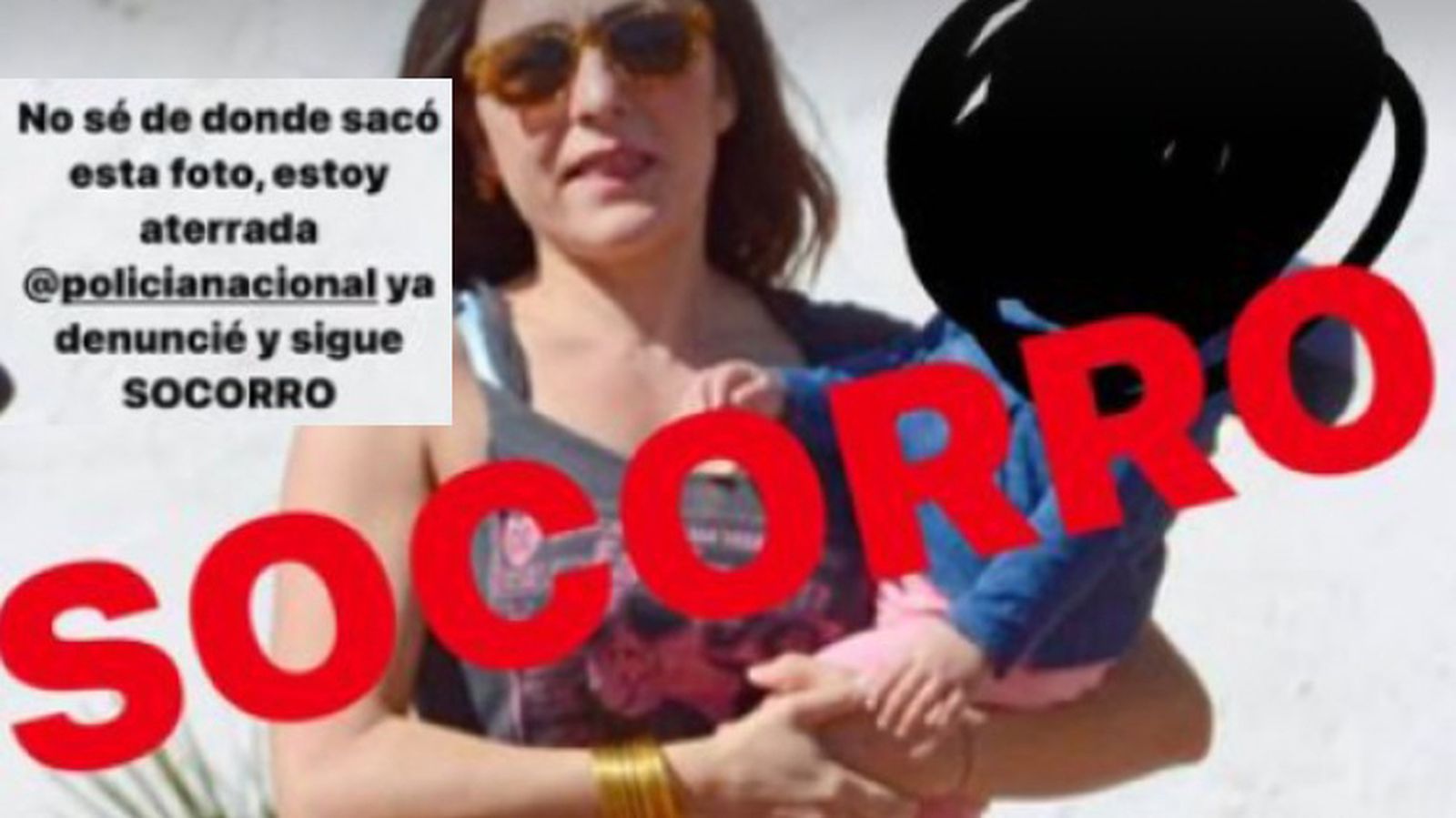 Uno de los stories con la denuncia de Candela Peña