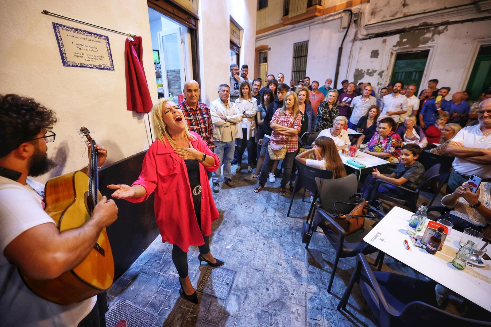 Pepito Martínez ya tiene su placa en el barrio de Santa María