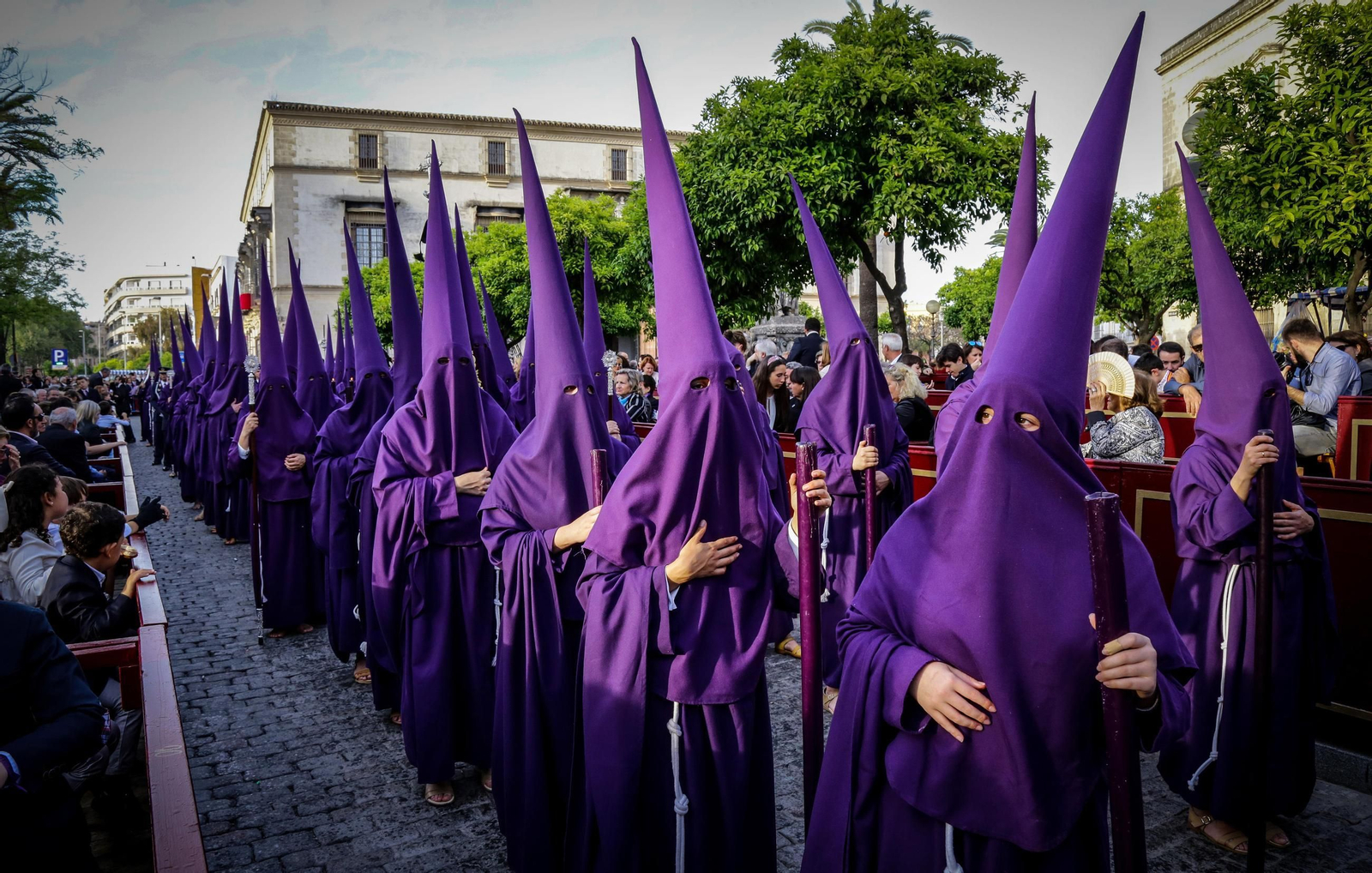 Nazareno de la hermandad de Loreto. Nazareno de la hermandad de Loreto.