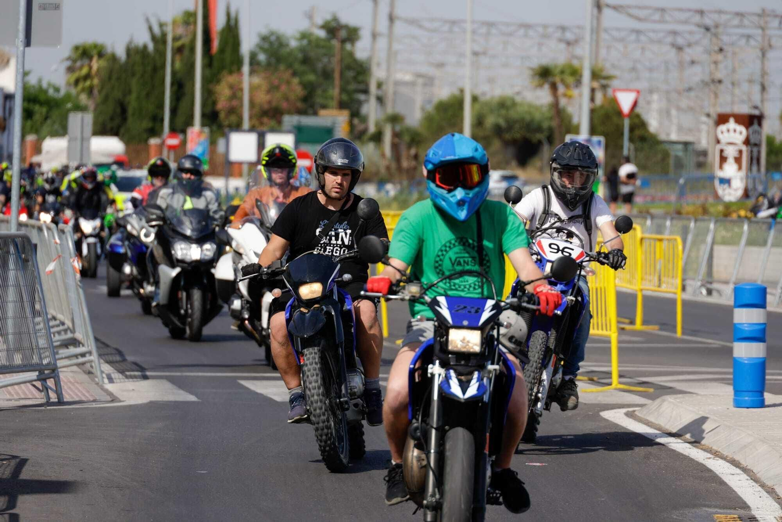 El viernes de motorada en El Puerto, en imágenes