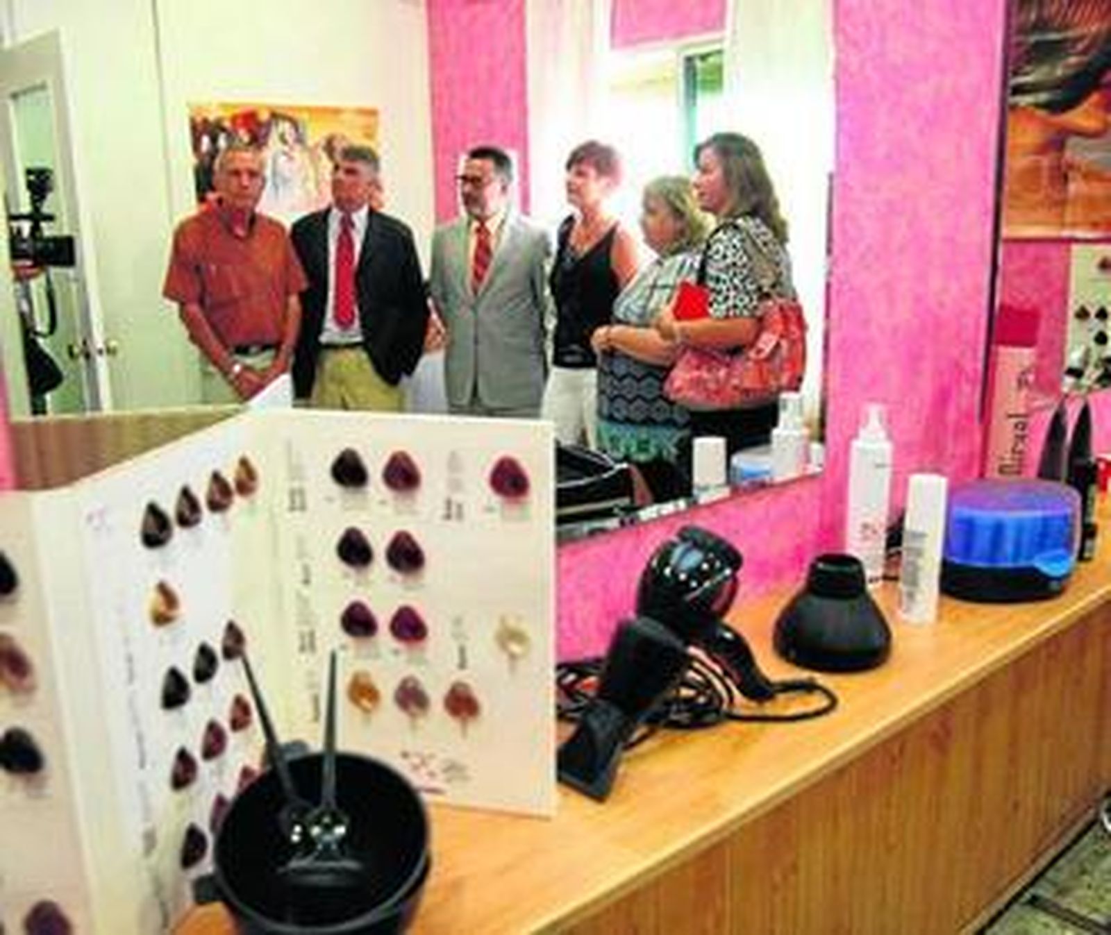 Un momento de la inauguración de la nueva iniciativa de Anydes.