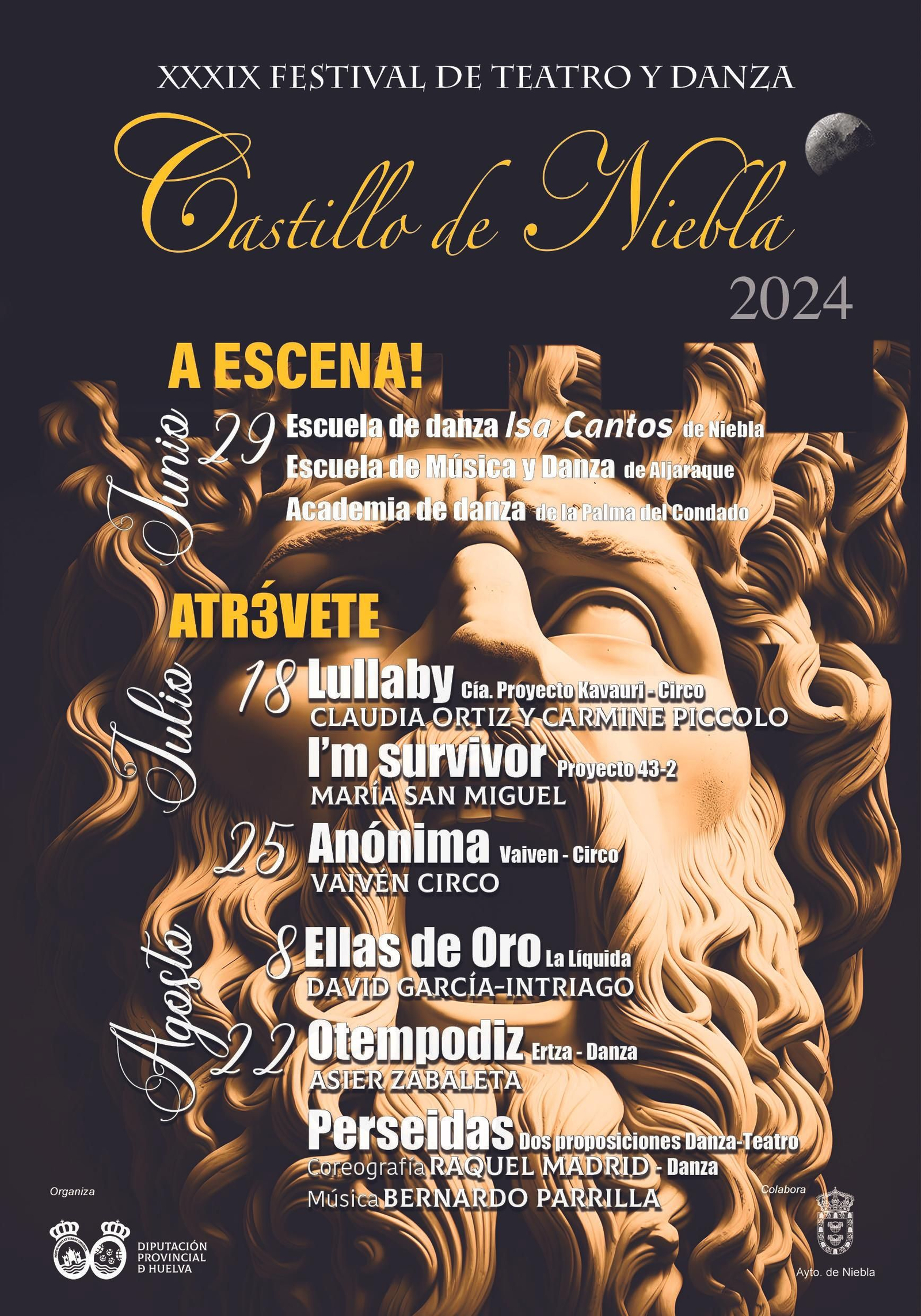 Cartel del festival Castillo de Niebla 2024. Cartel del festival Castillo de Niebla 2024.
