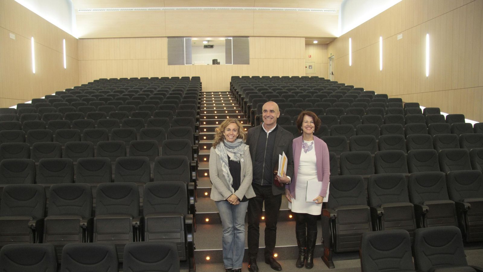 Antonio Muñoz durante el acto de  inauguración del centro