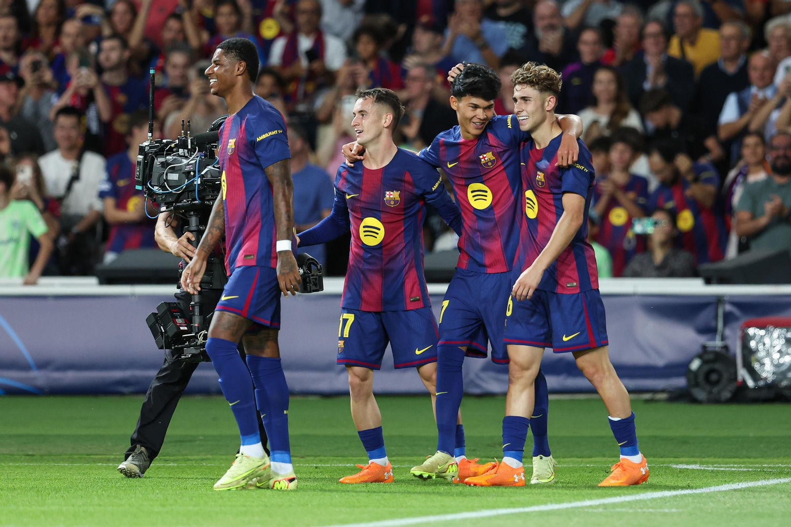 Las fotos del Barcelona-Olympiacos