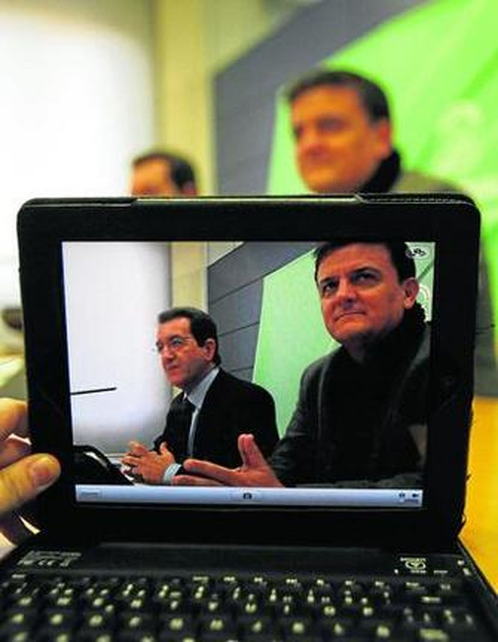 El delegado Antonio Argüelles y el director del Consorcia Fernando de los Ríos, Juan Francisco Delgado.