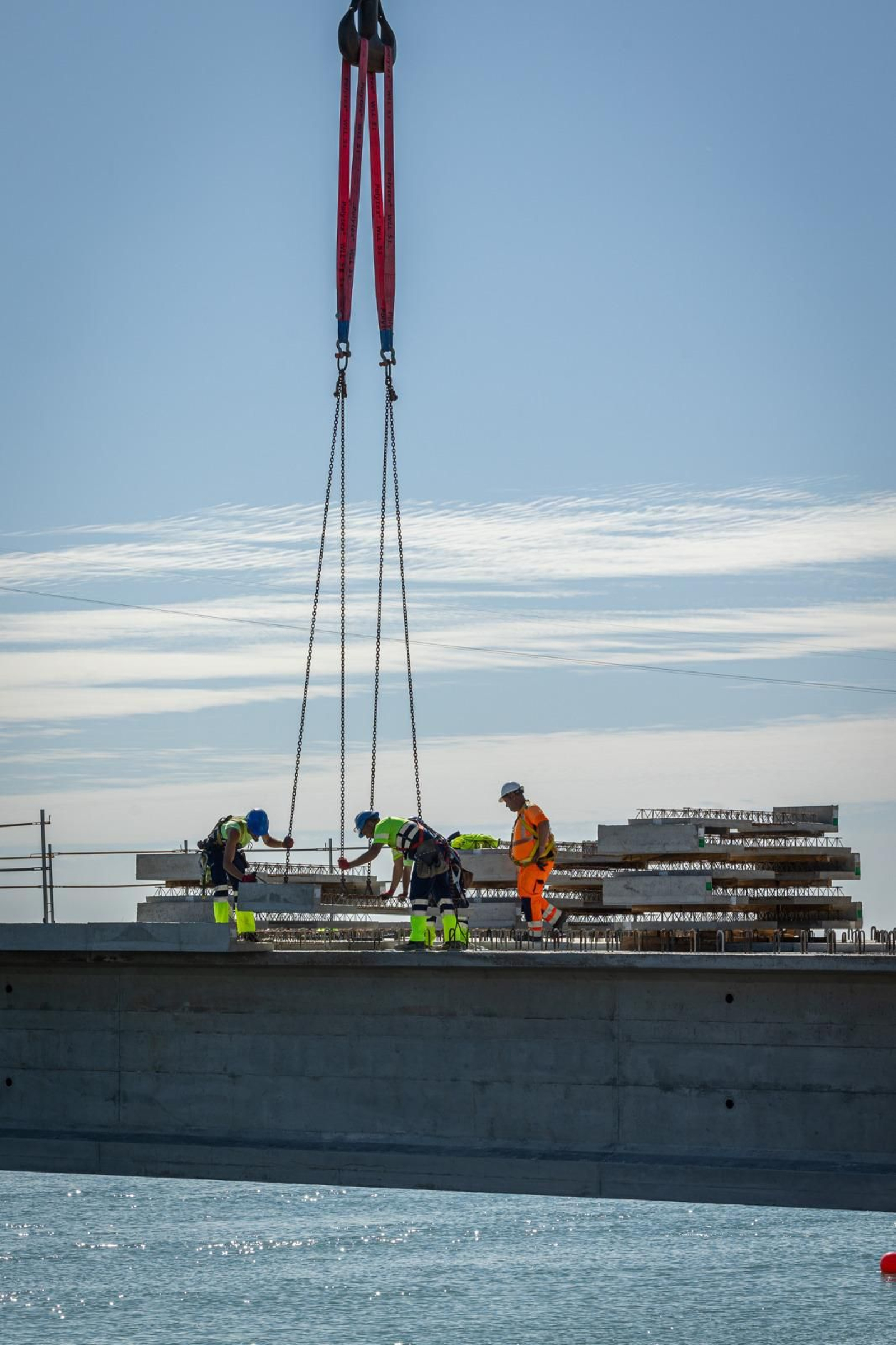 Las obras del puente Carranza en Cádiz, en imágenes