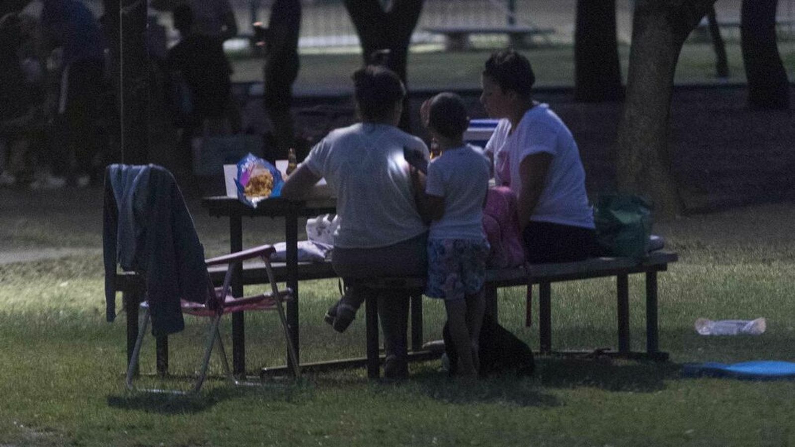 Atardecer en el Parque del Alamillo.