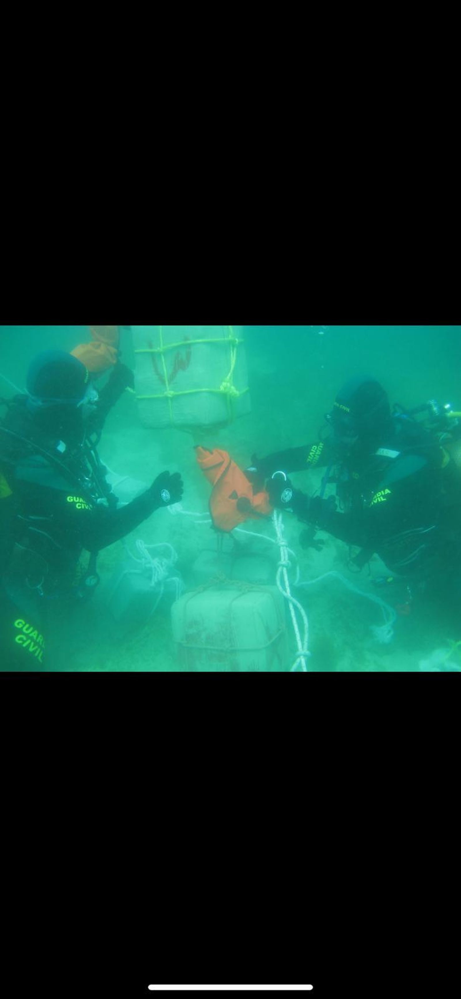 Una actuación bajo el mar.