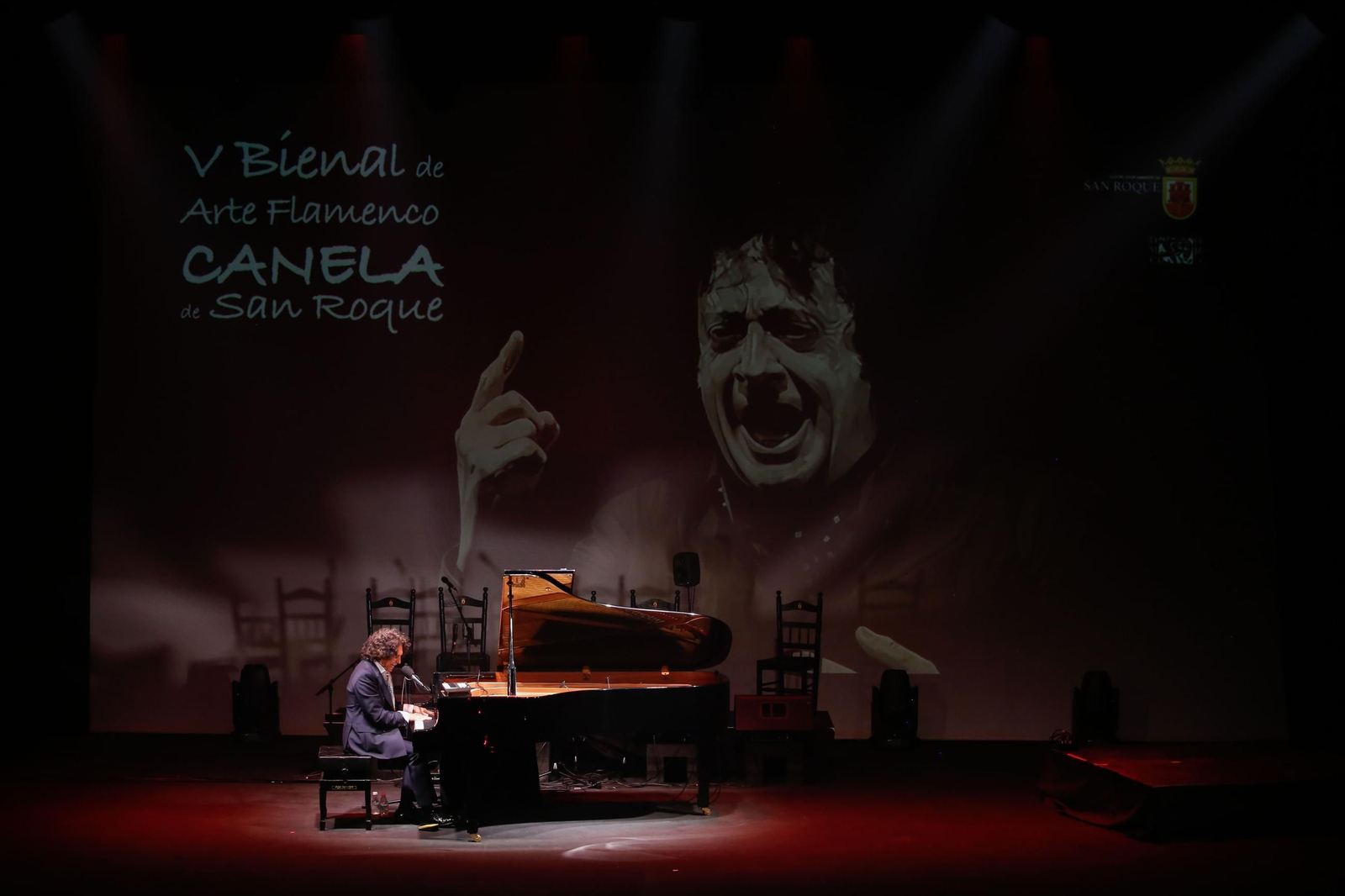 Fotos del recital de piano de Diego Amador y Reina Gitana en la Bienal Canela de San Roque