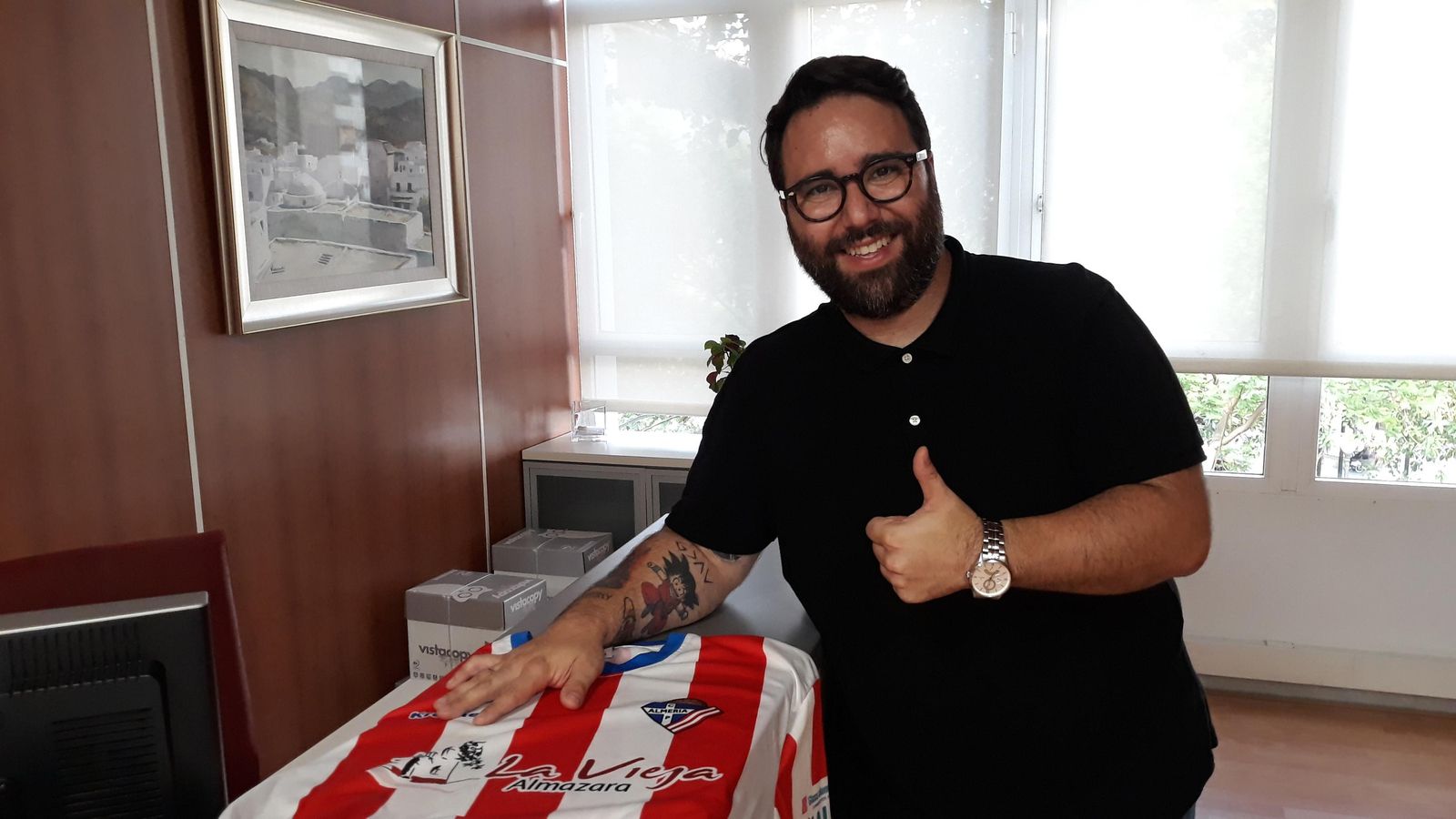 Ilusionado con la nueva aventura.