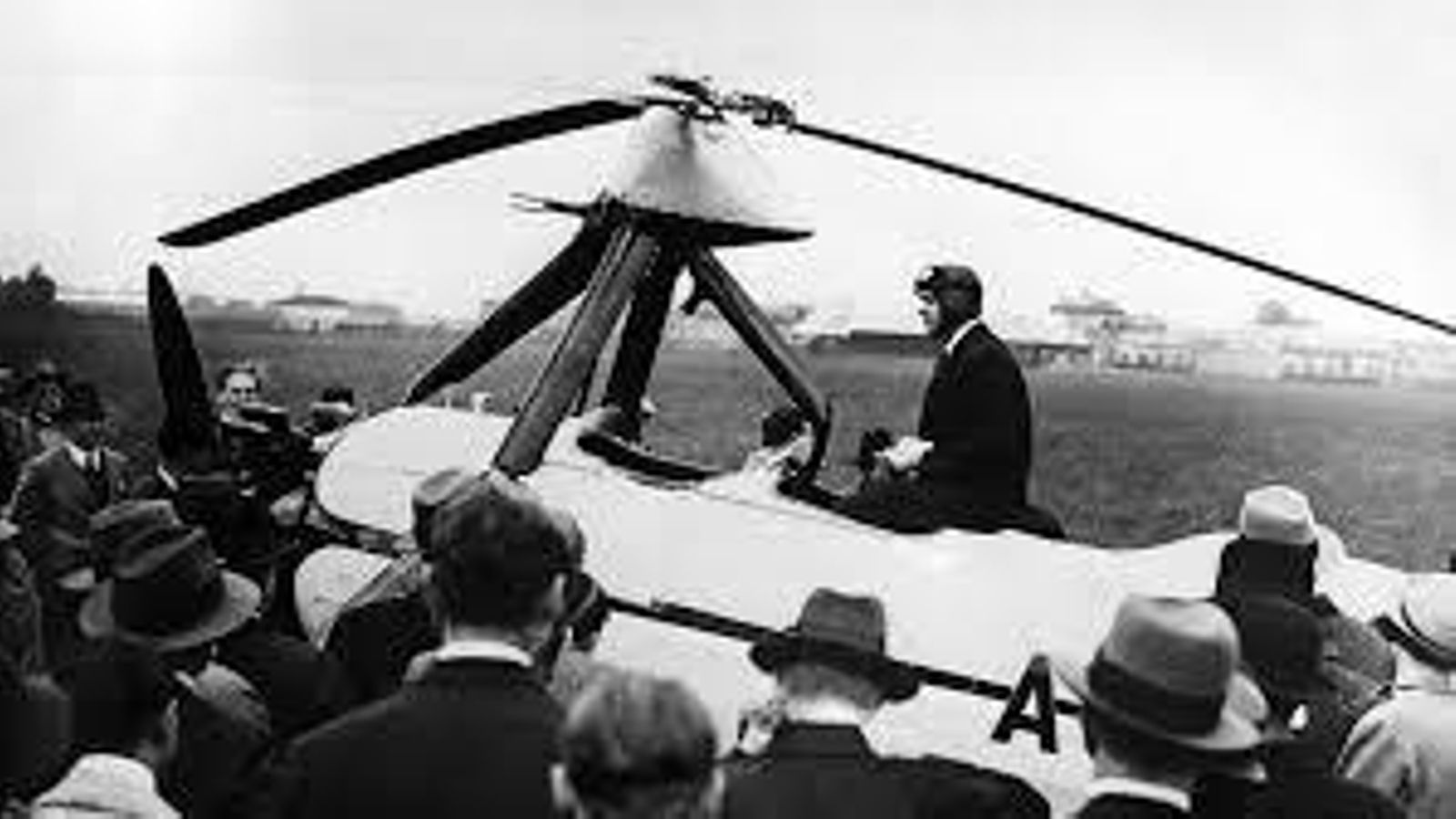El autogiro de Juan de la Cierva.