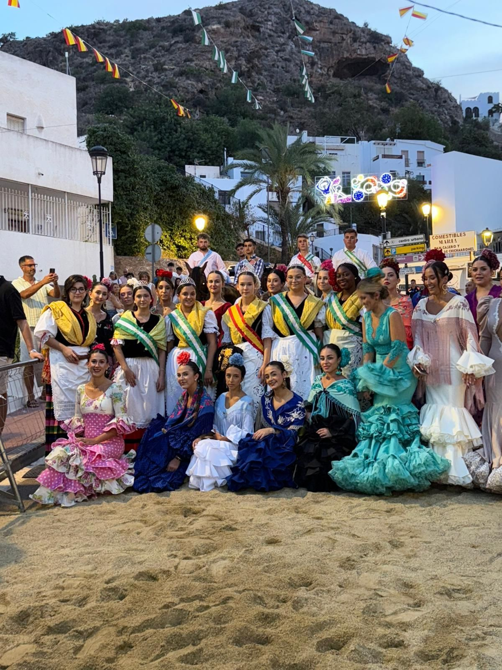 Las mejores imágenes de la carrera de cintas a caballo de Mojácar 2025