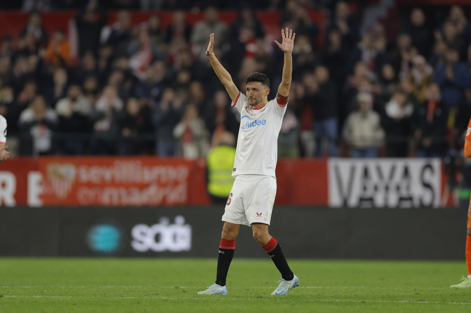 La despedida de Jesús Navas en imágenes