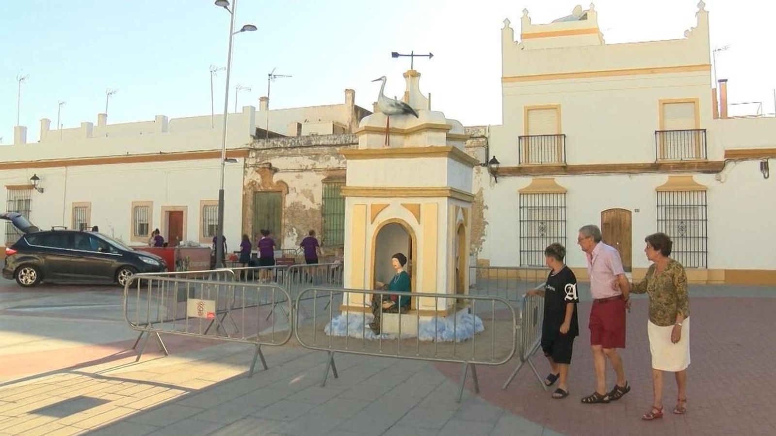 Segundo premio. Juanillo de la Hermandad del Nazareno, colocado en la Plaza de San Telmo.