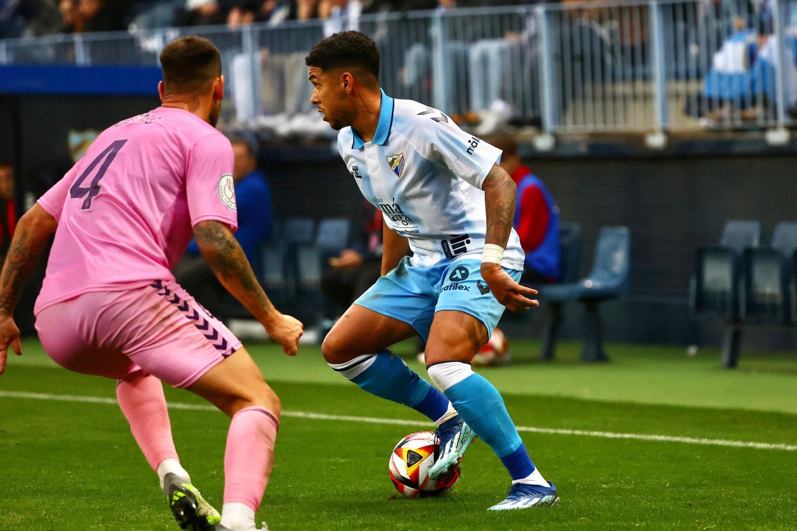 El Málaga CF - Eldense, en fotos