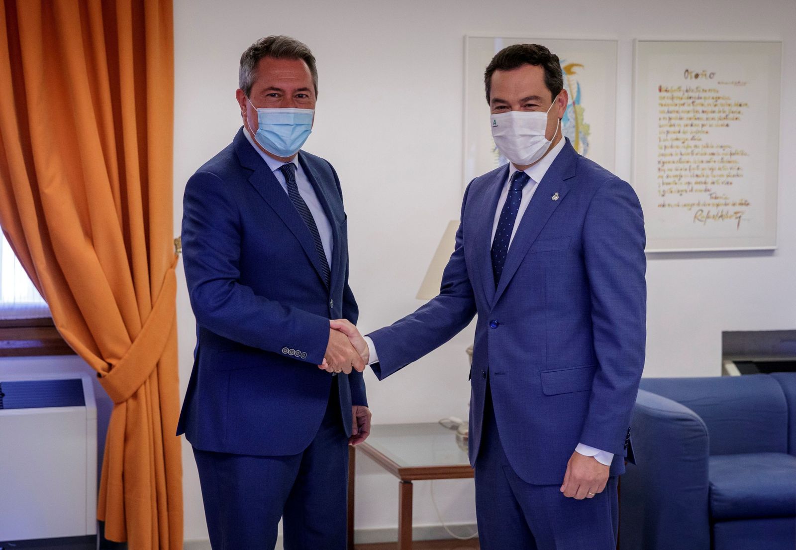 Juan Espadas y Juan Manuel Moreno