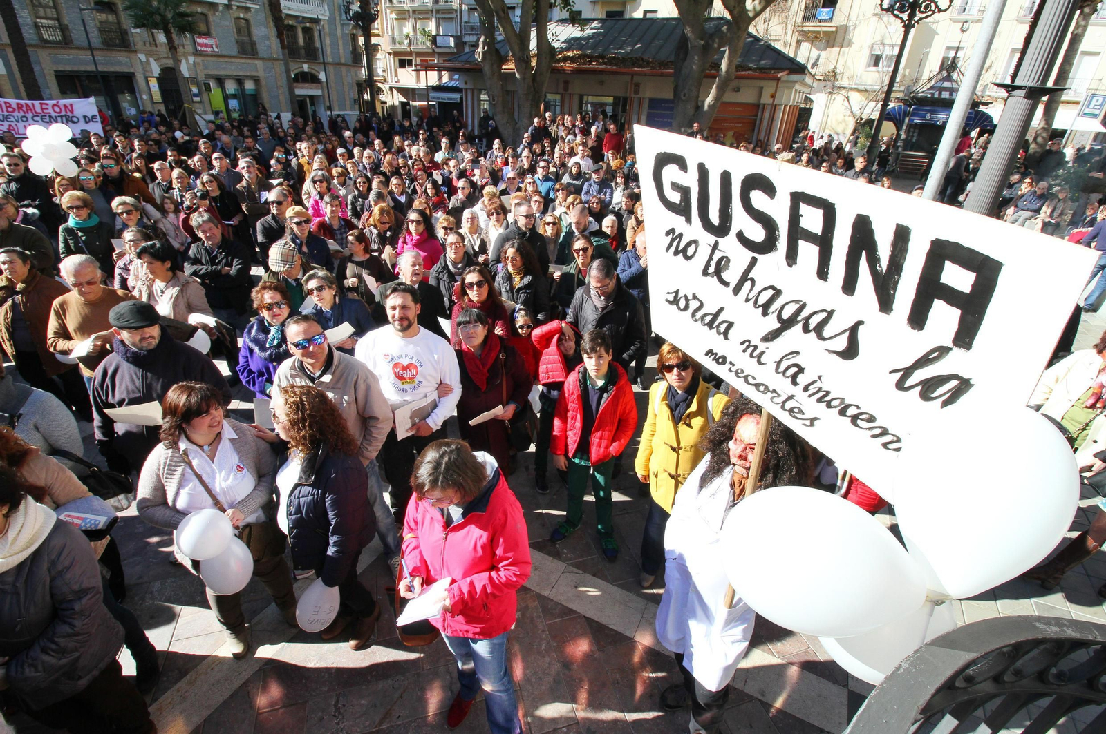 La marea blanca, en Huelva