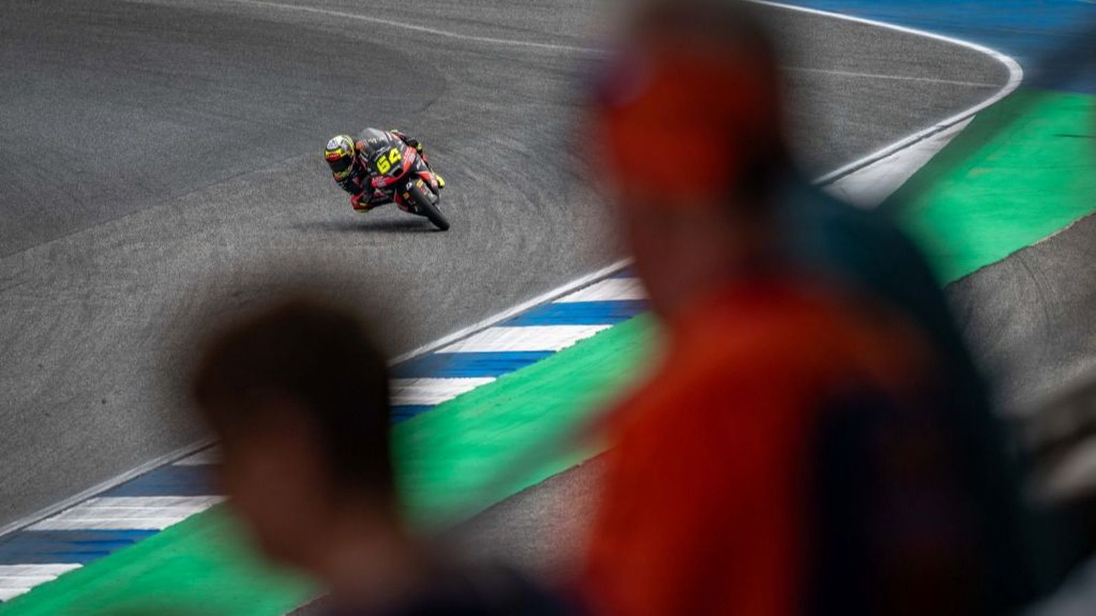 El sevillano David Muñoz en la clasificación de Moto2.