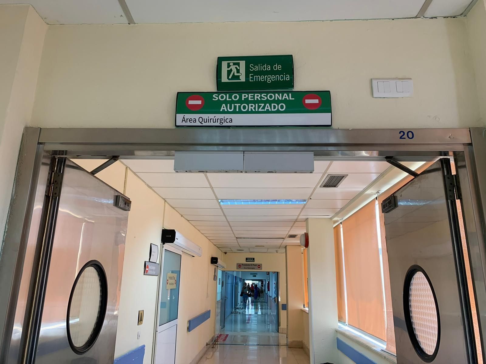 Pasillo del Hospital Clínico.